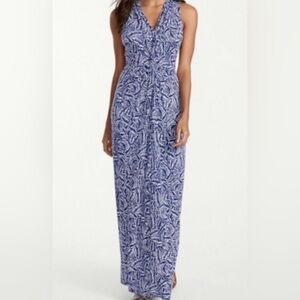 Tommy Hilfiger Women's Paisley
Promenade Knit Jersey Maxi Dress SZ Medium Cruise